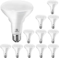 LED Recessed Light Bulbs BR30 12 Pack - 1100 Lumens, Dimmable Warm