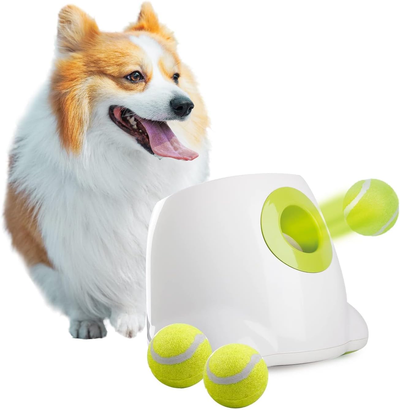 Automatic Ball Launcher for Dogs - Interactive Fetch Machine
