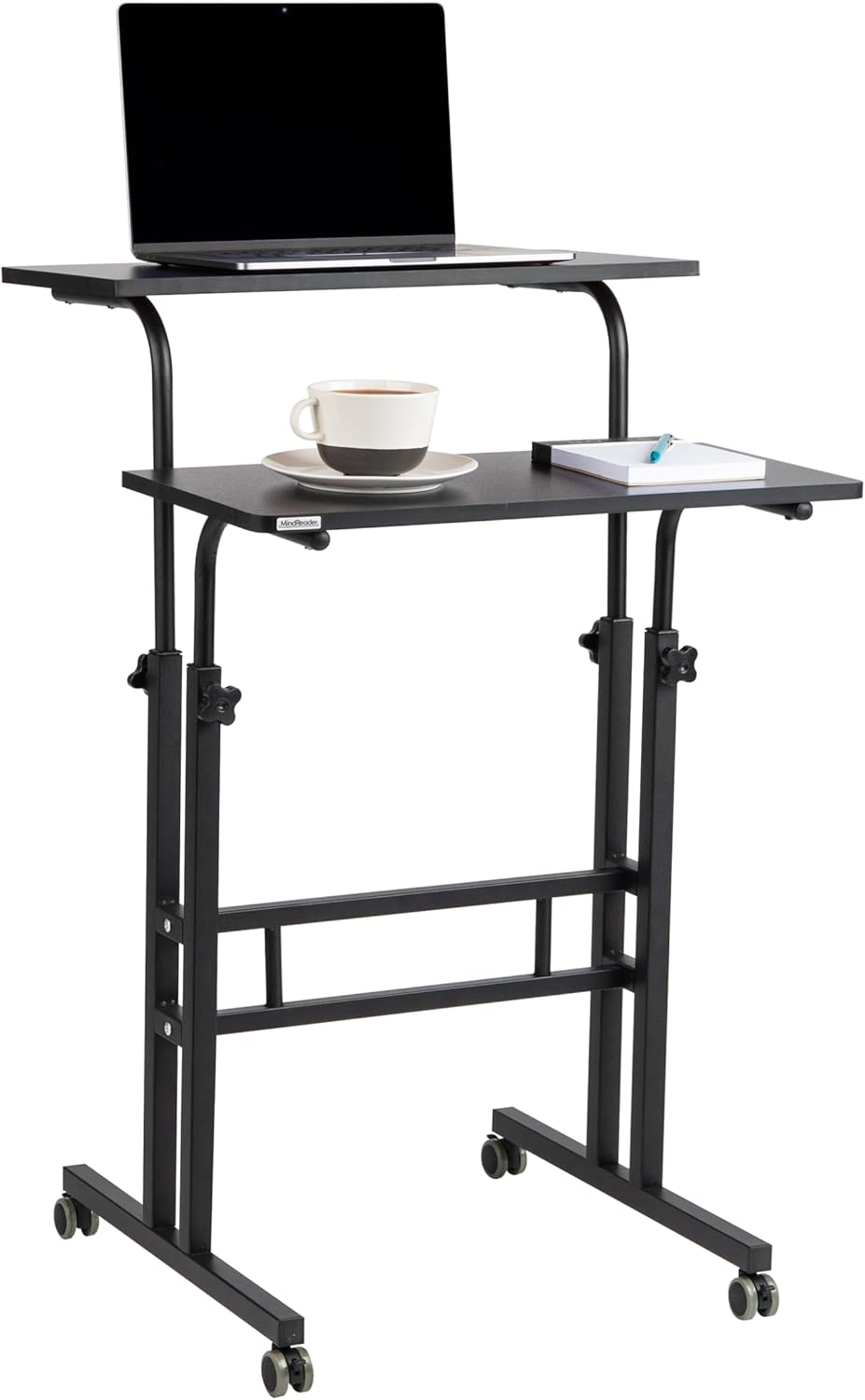 Mind Reader Adjustable Standing Desk - Portable & Space-Saving!