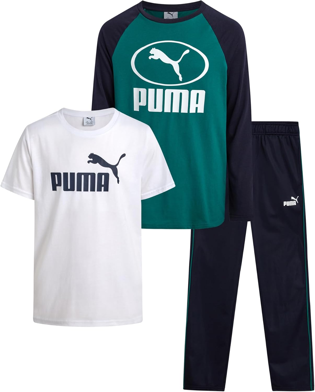 PUMA Boys Sweatpants Set - 3 Piece Activewear for Kids