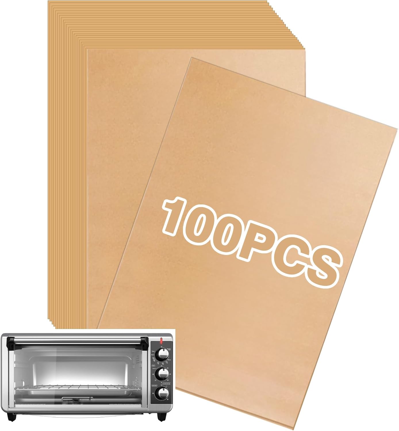 100 Unbleached Air Fryer Liners for BLACK+DECKER