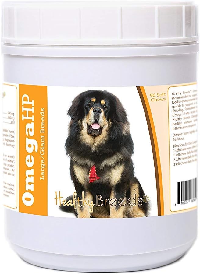 Healthy Breeds Tibetan Mastiff Omega HP Soft Chews for Dogs