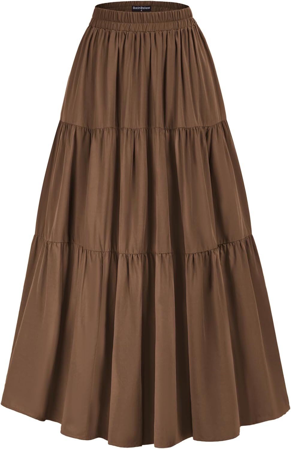 Scarlet Darkness Maxi Long Skirts for Women with Pockets