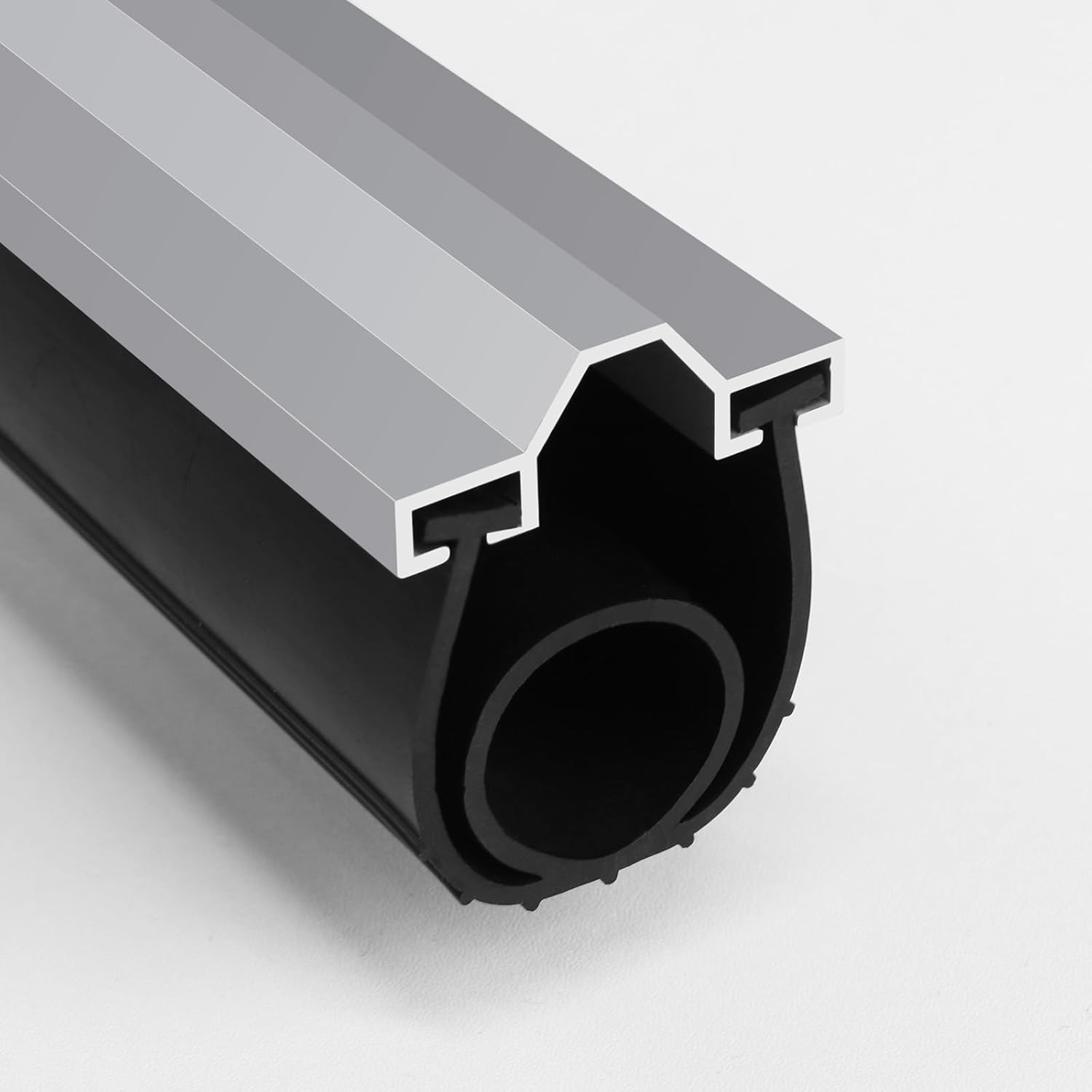 Duzzy 16.5 Feet Garage Door Seal Kit for Weatherproofing