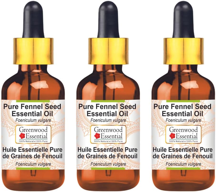 Pure Fennel Seed Essential Oil for Skin and Hair Care