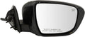 TRQ Right Mirror Passenger Side for 2017-2020 Nissan Rogue