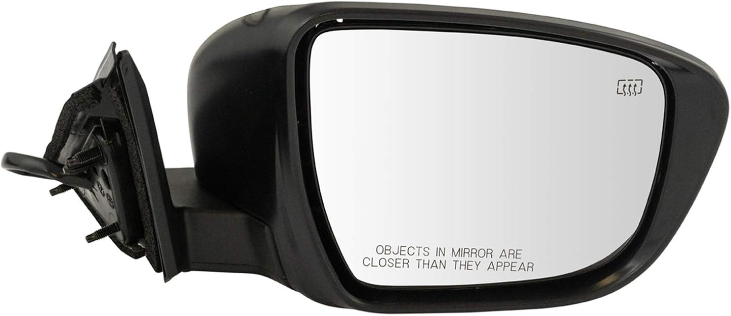 TRQ Right Mirror Passenger Side for 2017-2020 Nissan Rogue