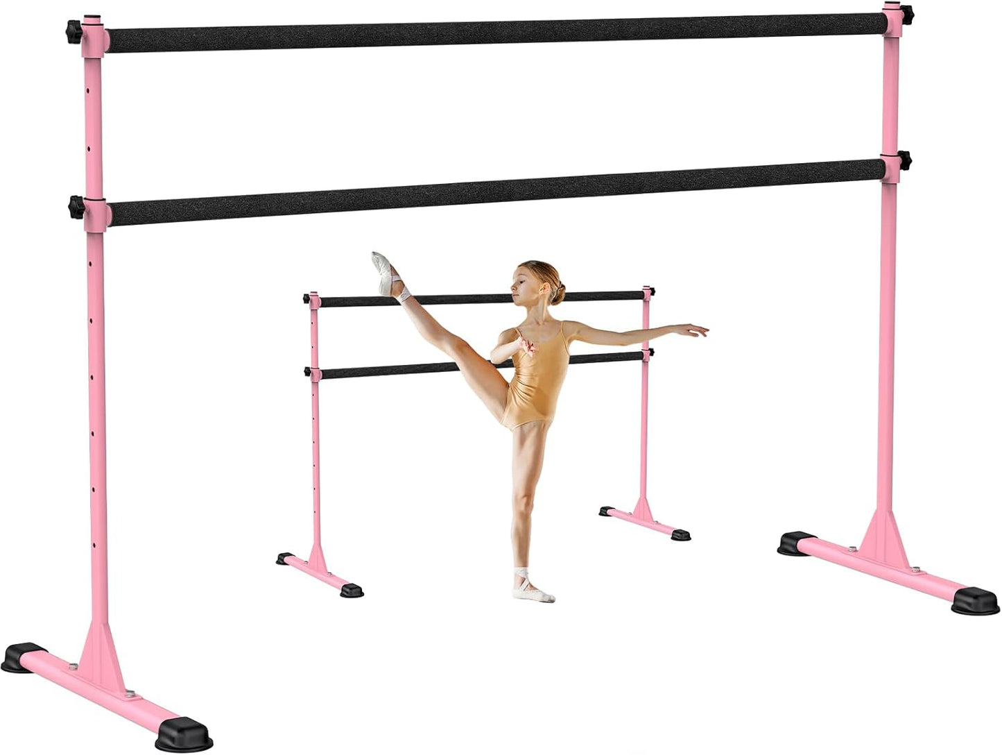 Dolibest Freestanding Ballet Bar for Dance and Fitness Practice