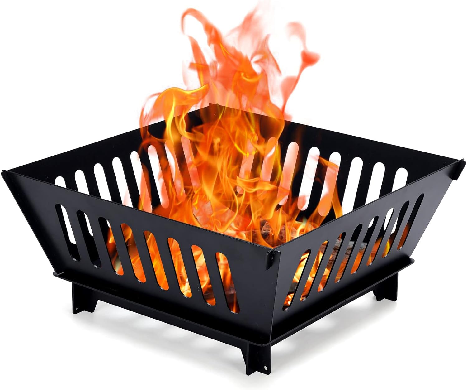 Portable 17 Inch Fire Pit for Camping and Outdoor Use