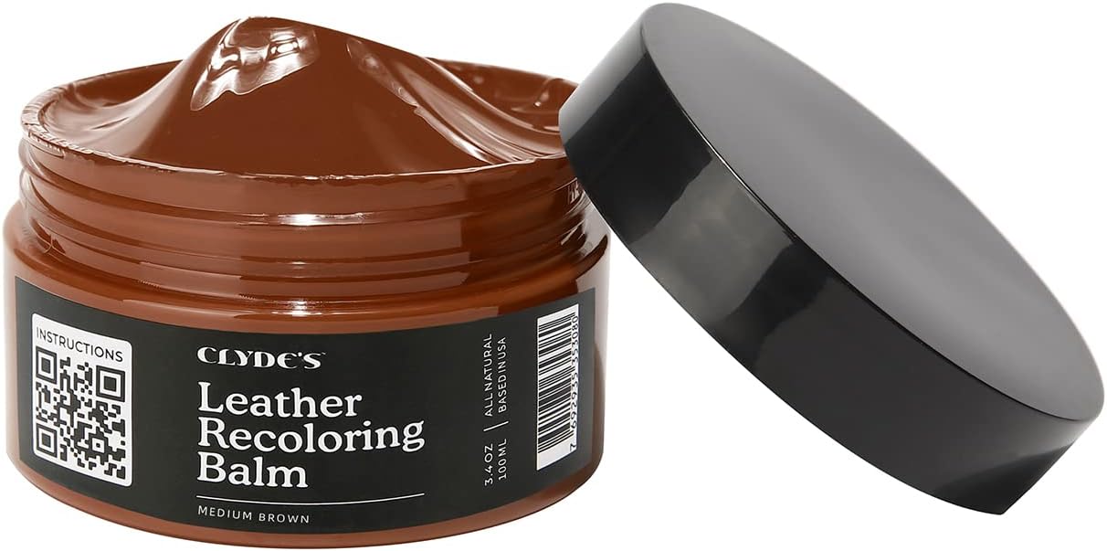 Clyde's Recoloring Balm for Leather Repair and Restoration