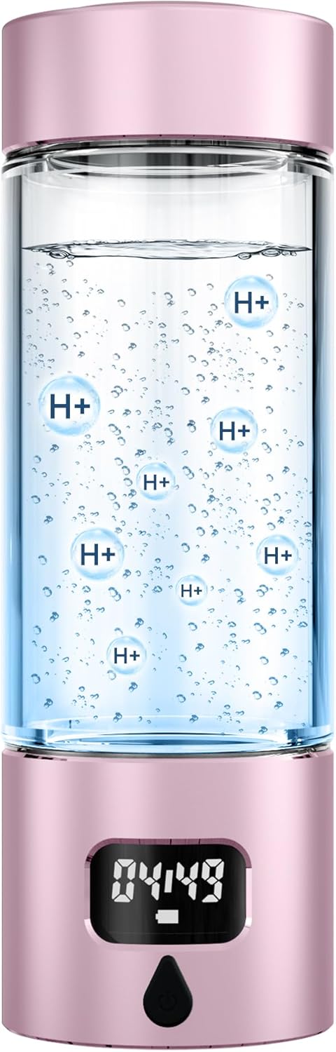 Hydrogen Water Bottle - Portable, Rechargeable, LED Timer