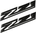 2pack 2019-2024 OEM Z71 Emblems Side Decals Badges - All Black