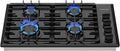 GASLAND 30 in Gas Cooktop Black - 4 Sabaf Burners, High Power