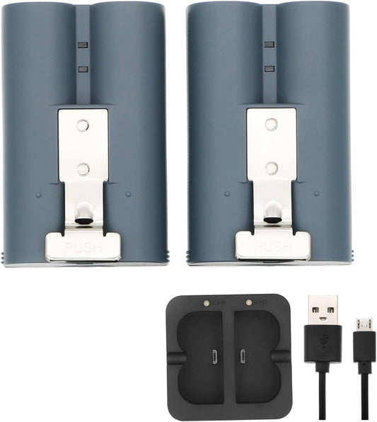 Upgrade Your Ring Camera: 2 Pack 6400mAh Li-ion Batteries
