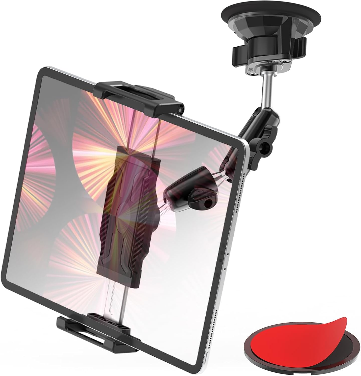 Dashboard Tablet Holder with Vacuum Suction Cup for Vehicles