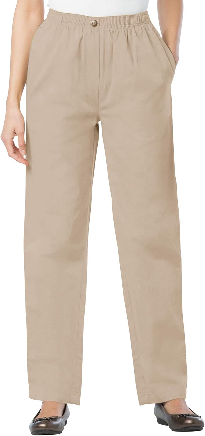 Comfortable Plus Size 7-Day Straight-Leg Denim Jeans for Women