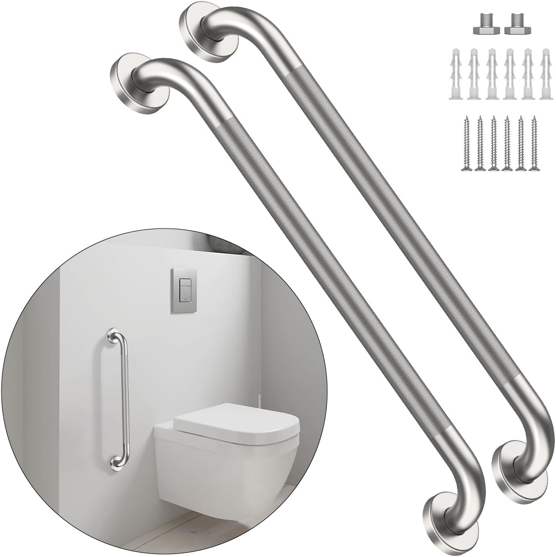 32 Inch Anti Slip Shower Grab Bar for Safety and Support