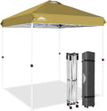 EAGLE PEAK Pop Up Canopy Tent 6.6x6.6 ft - Quick One-Person Setup