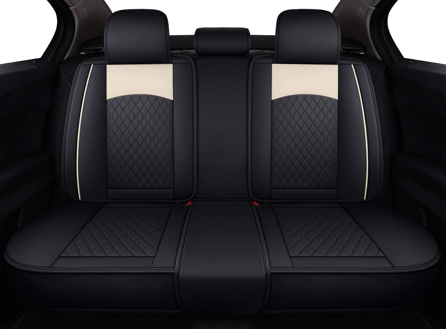 Aierxuan Leather Universal Car Seat Covers for 40/60 Split Bench
