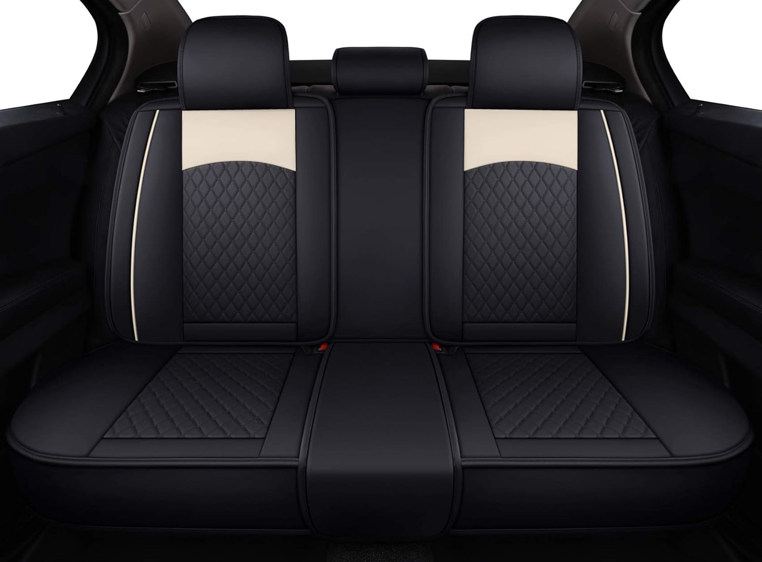 Aierxuan Leather Universal Car Seat Covers for 40/60 Split Bench