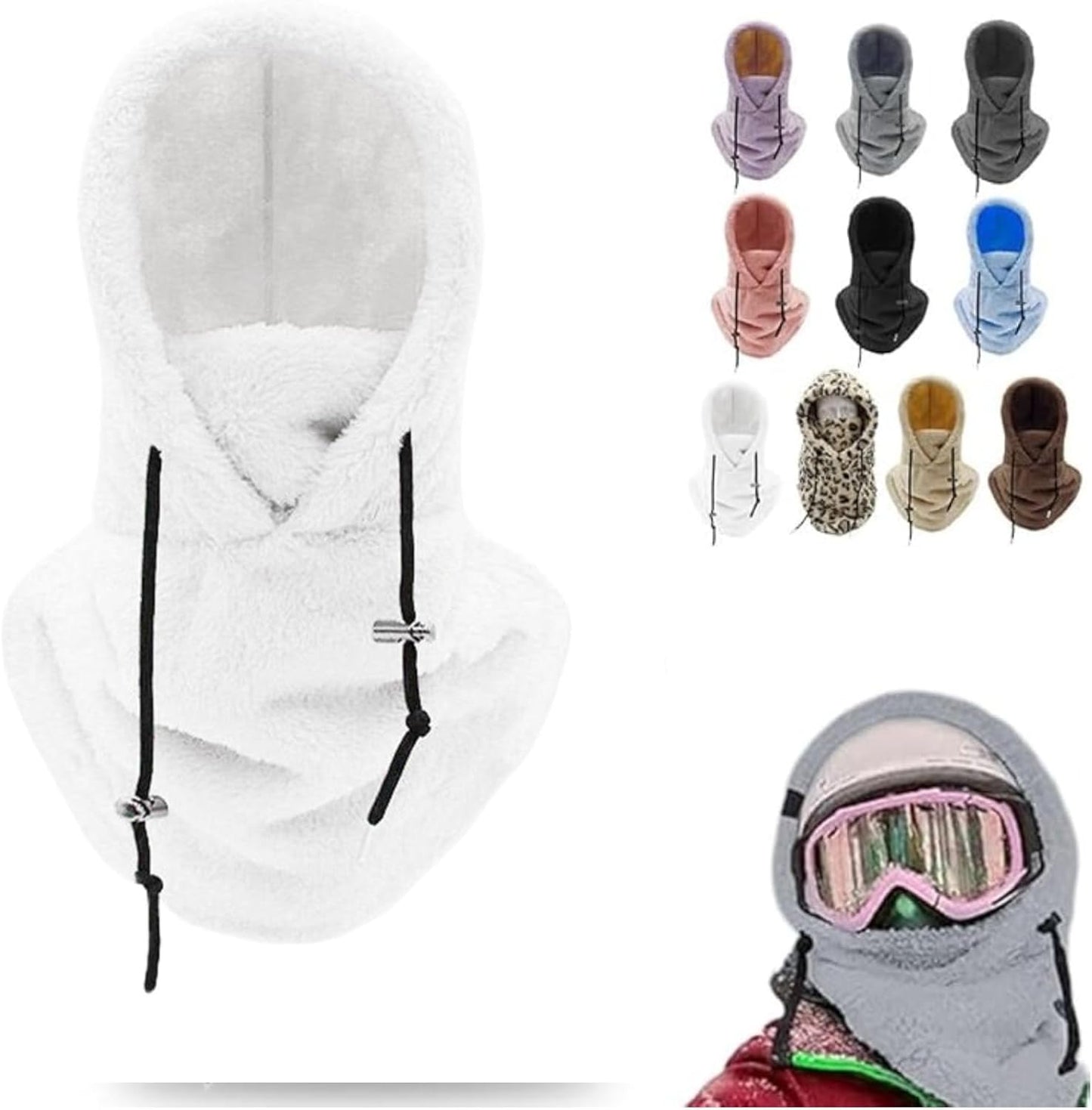 Arctic Fleece Sherpa Ski Mask - Ultimate Warmth!