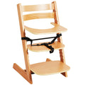 VEVOR Wooden High Chair for Babies & Toddlers, Adjustable Design