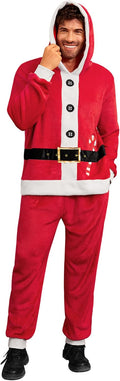 Arvilhill 2Pcs Adult Santa Claus Costume for Festive Cheer