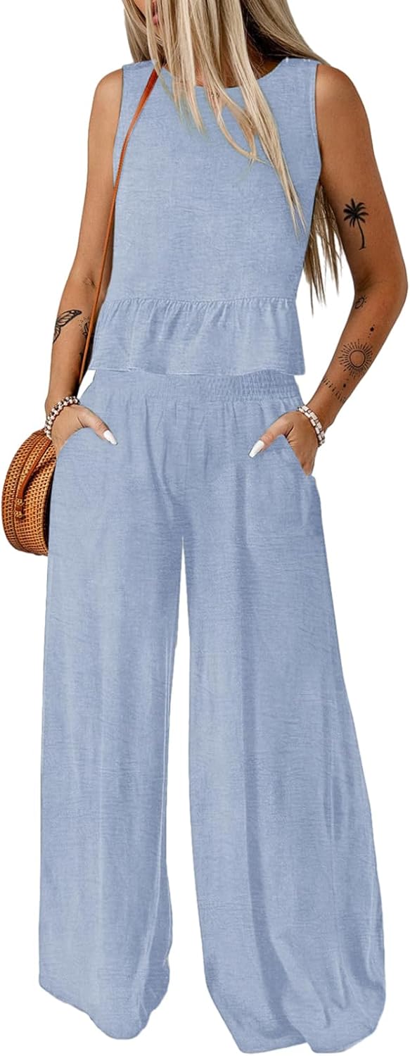Dokotoo Pants Sets Women 2 Piece Outfits for Stylish Comfort
