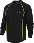 FR Shirts for Men Melt Pocket Lightweight Crew T-Shirt - NFPA2112/CAT2