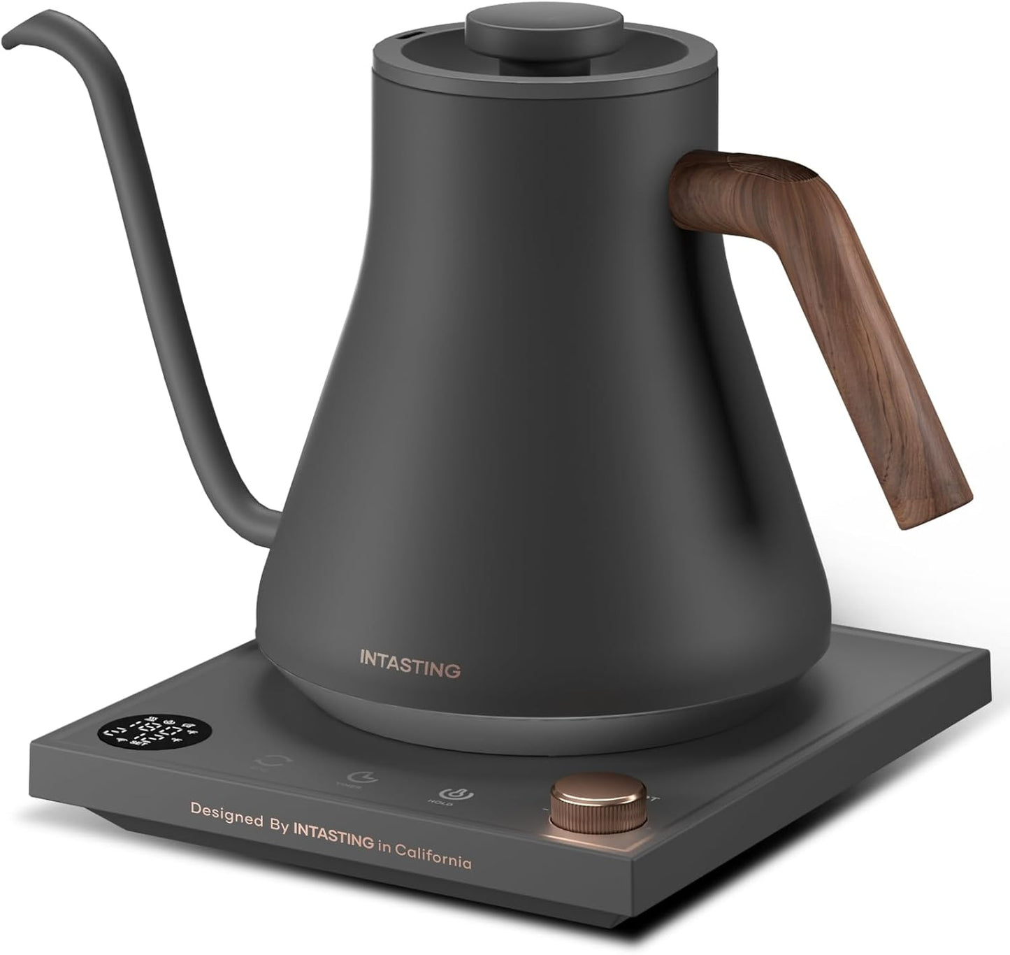 Gooseneck Electric Kettle with 1F Temp Control for Coffee