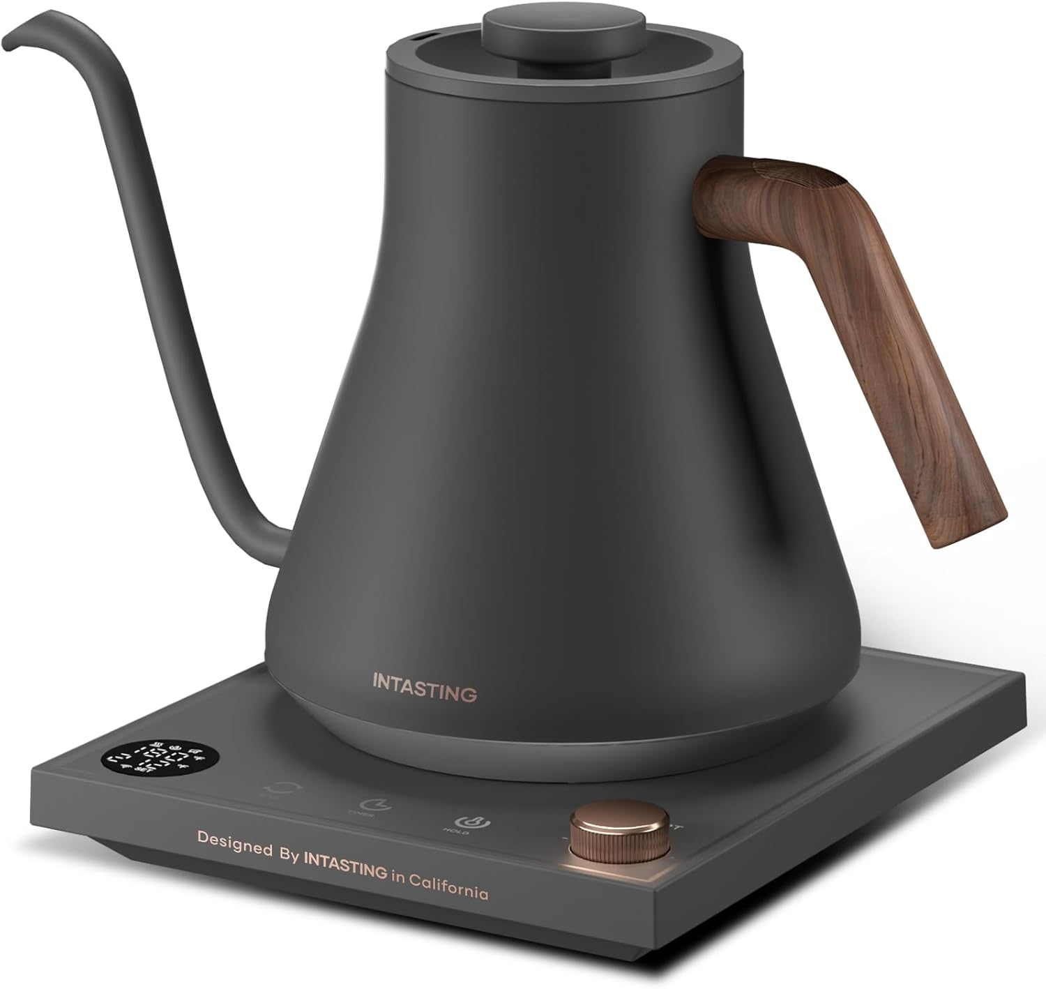 Gooseneck Electric Kettle with 1F Temp Control for Coffee