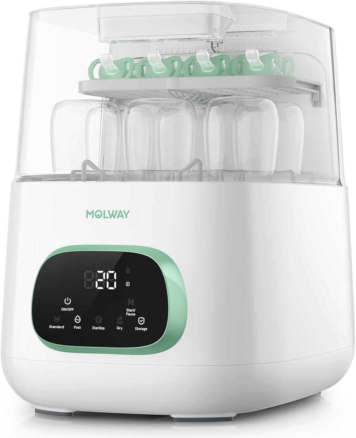 MOLWAY Upgraded Baby Bottle Washer: Effortless Cleaning