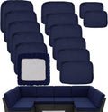 Sqodok Outdoor Cushion Covers 14Pcs Patio Slipcovers - Waterproof