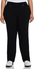 PGA TOUR Women's Golf Pants with Tummy Control and Stretch Fit