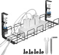 Under Desk Cable Management Tray No Drill - Clamp Mount Wire Organizer