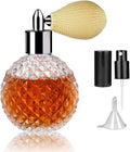 Vintage Cocktail Perfume Atomizer - Refillable Glass Bottle