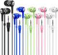 Factorymall Bulk Earbuds Headphones 10 Pack Multi Colored