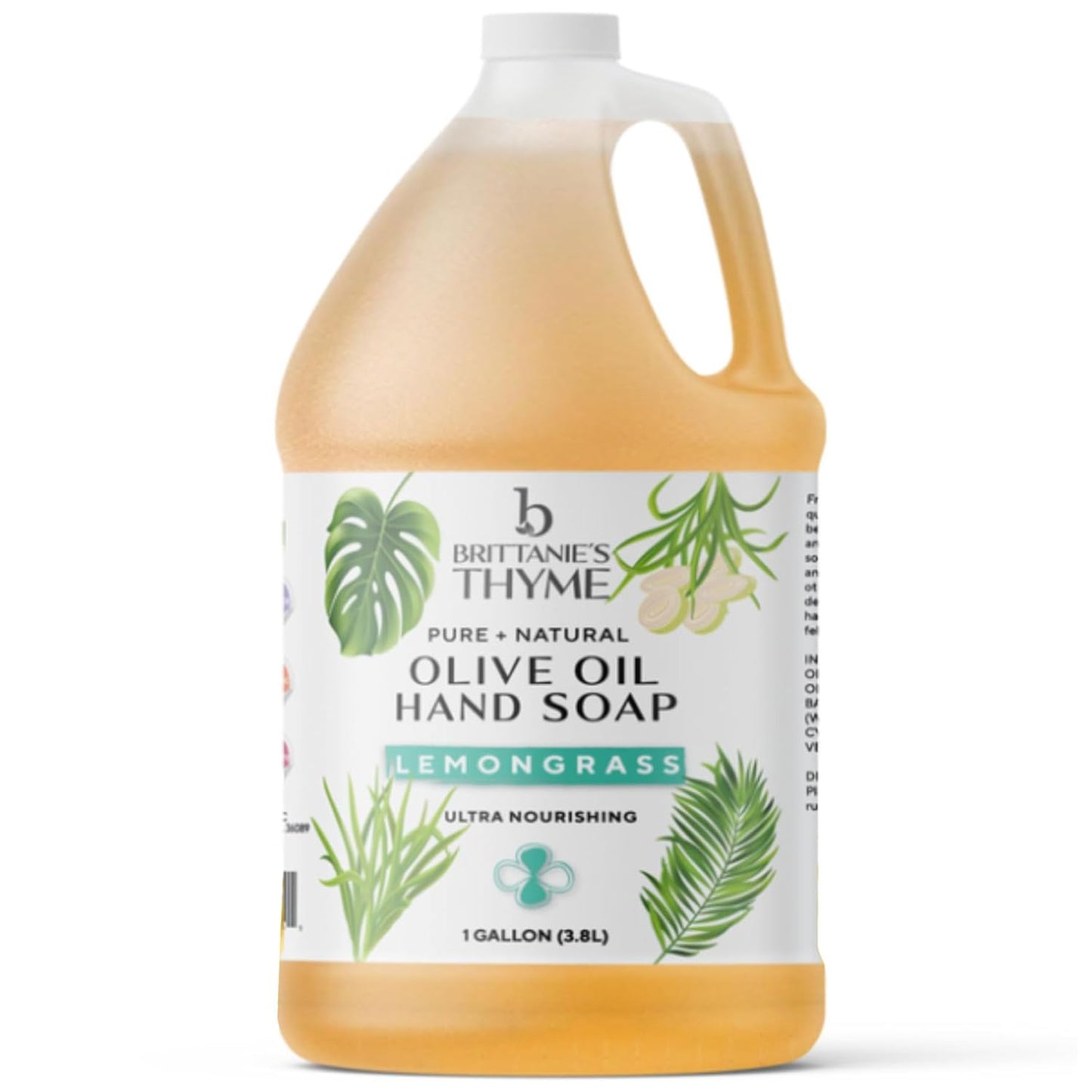 Brittanie's Pure Organic Castile Liquid Olive Oil Soap Refill