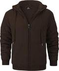 GEEK LIGHTING Hoodies for Men Heavyweight Fleece Sweatshirt - Full Zip