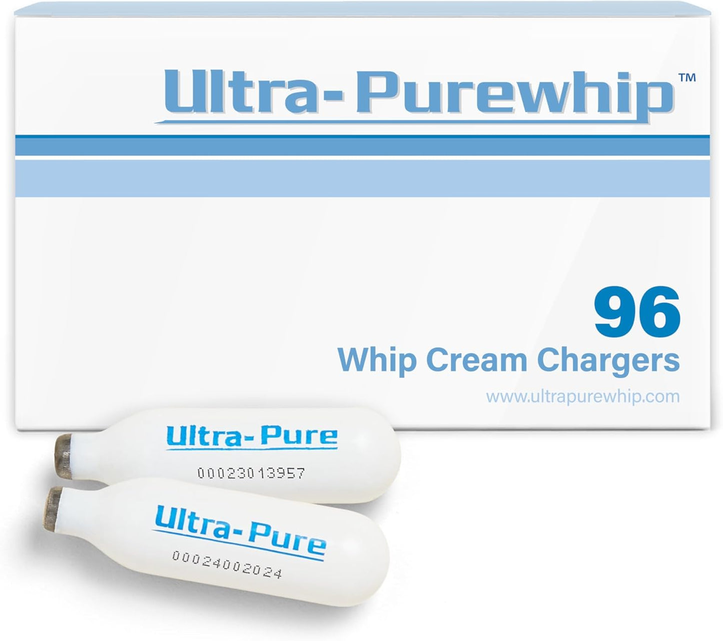Ultra-PureWhip Whipped Cream Chargers for Desserts & Cocktails