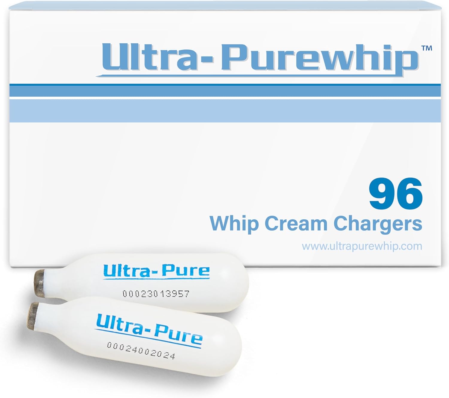 Ultra-PureWhip Whipped Cream Chargers for Desserts & Cocktails