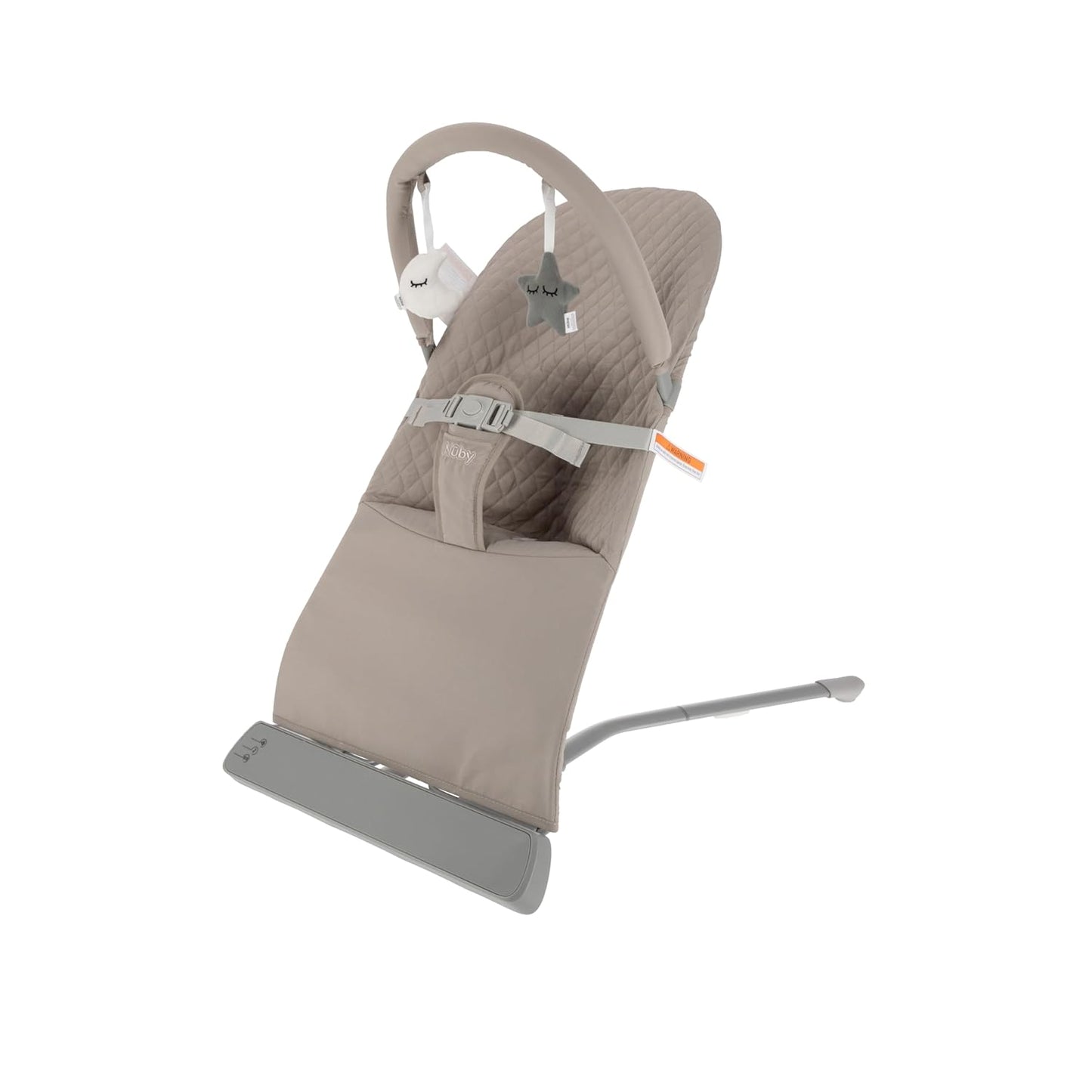 Nuby Portable Baby Bouncer - Music, Sounds, Vibrations - Soothe and Entertain
