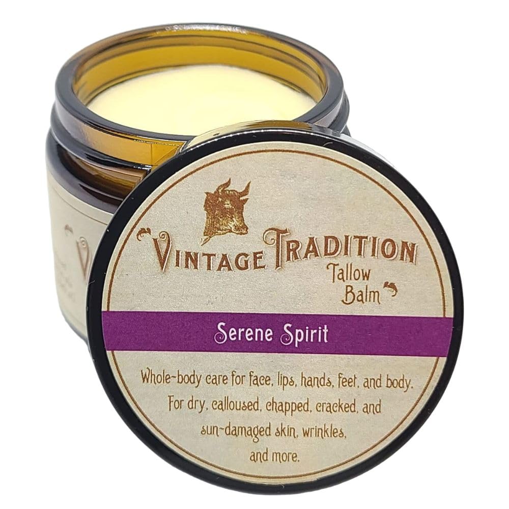 Vintage Tradition Beef Tallow Balm for Healing and Hydration