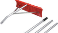 Roof Rake 21 ft Reach with 23in Poly Blade - Effective Snow Removal