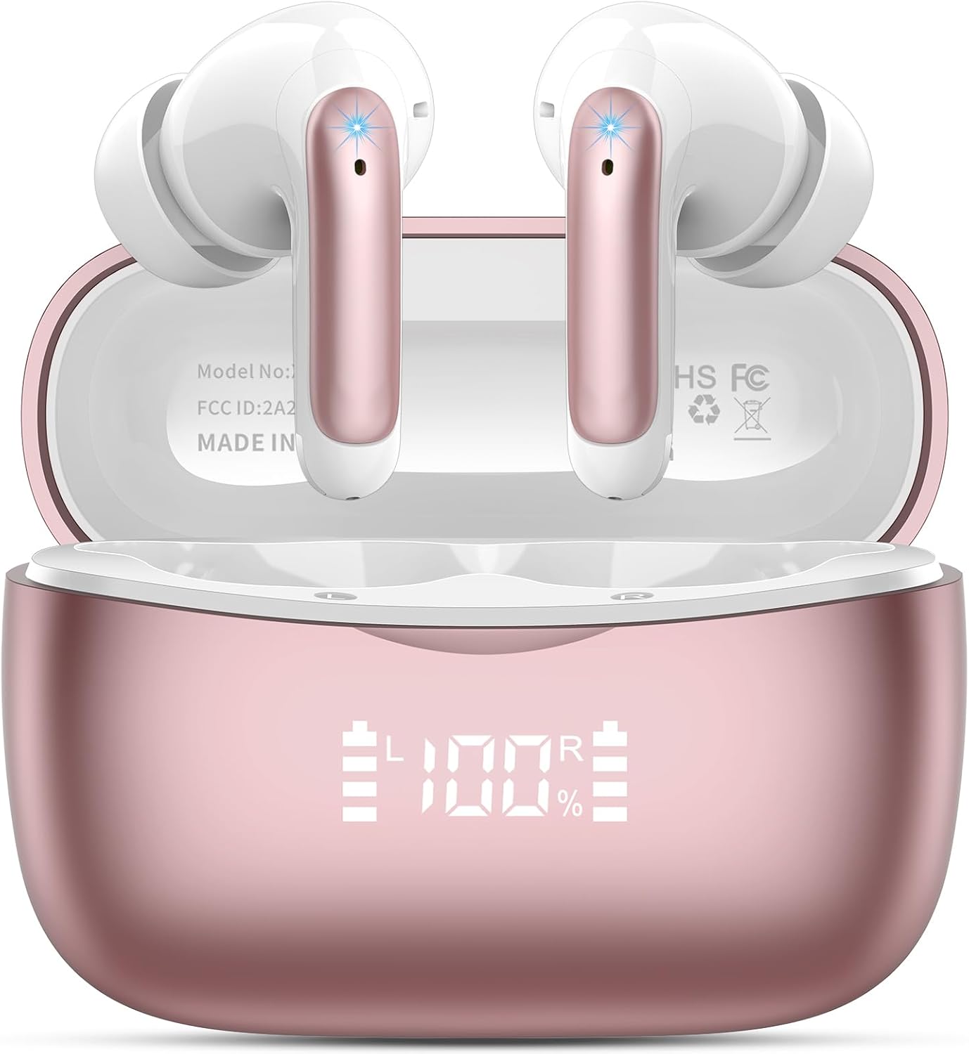 Premium Sound, 56H Playtime Wireless Earbuds