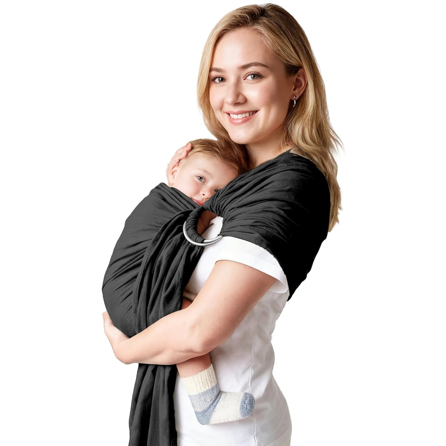 Baby Wrap Ring Sling for Newborns and Toddlers, Lightweight Carrier