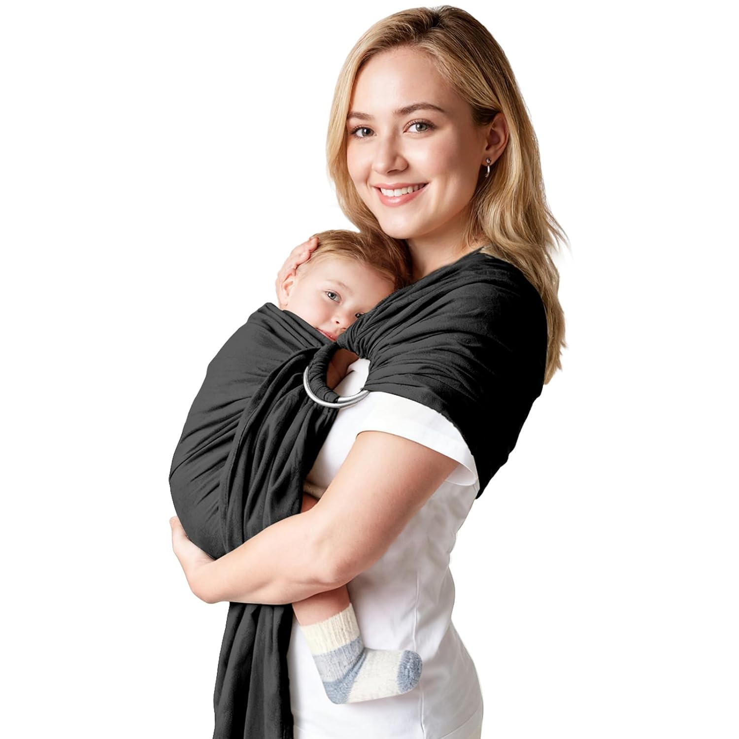 Baby Wrap Ring Sling for Newborns and Toddlers, Lightweight Carrier