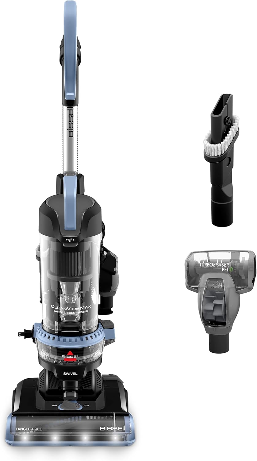 BISSELL CleanView Max Tangle-Free Rewind with LED Headlights