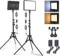 NEEWER Basics 2 Pack 25W LED Video Panel Lighting Kit - Slim, Dimmable