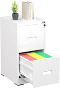 Greenvelly 18 in 2-Drawer File Cabinet - Secure, Heavy Duty Storage